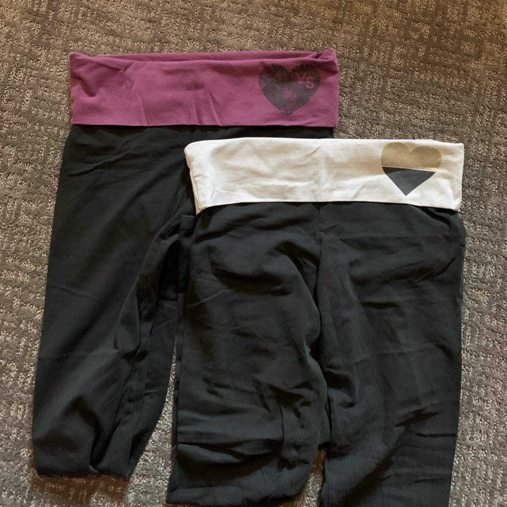 Victoria’s Secret cotton fold over leggings